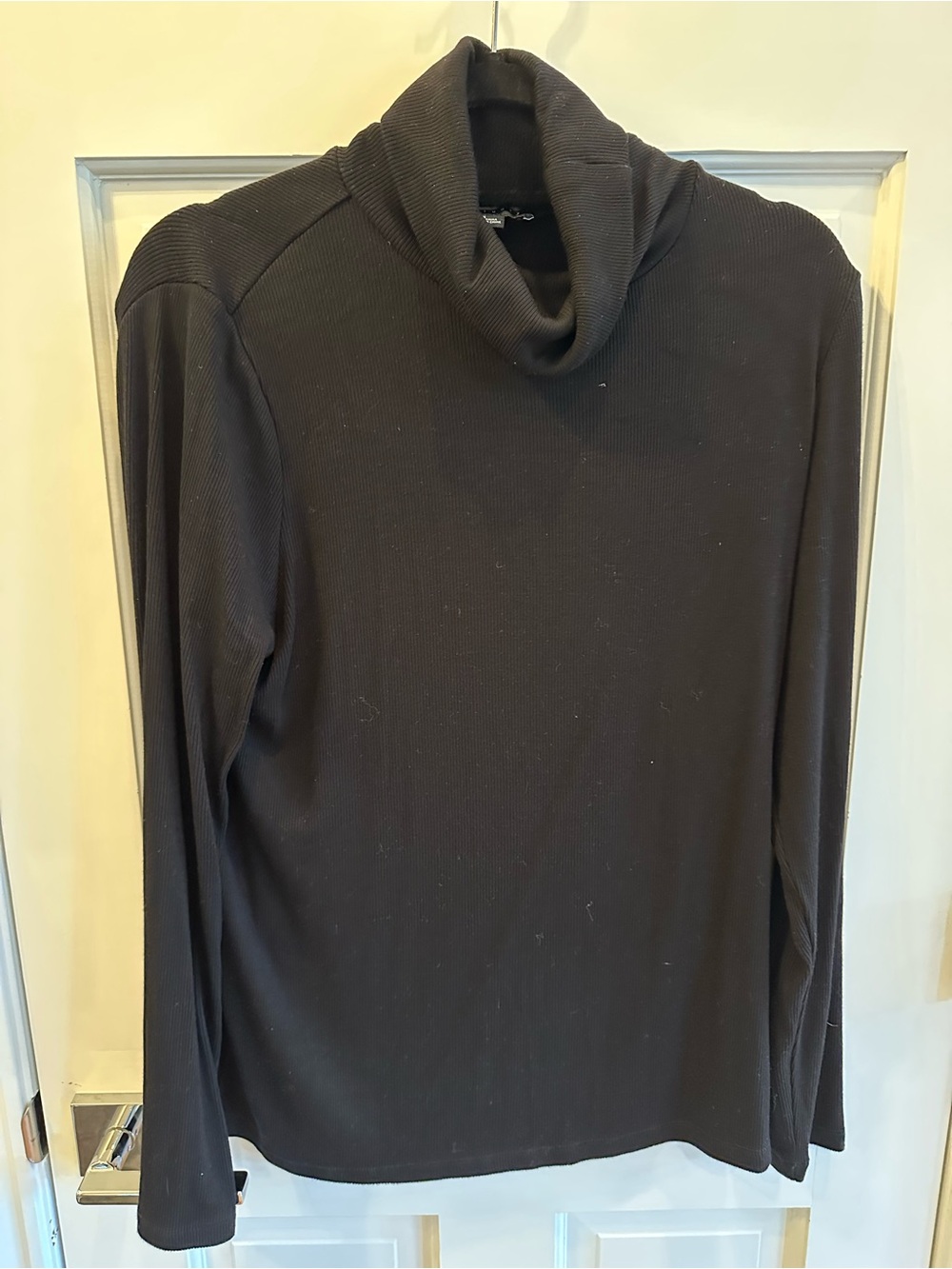 Sanctuary Black Turtleneck Top - Women's Long Sleeve